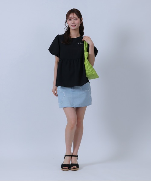 MARY QUANT(マリークワント)の「デイジーパッチデニムミニ スカート(デニムスカート・レディース・ブルー/ホワイト/ネイビー・M)」の22枚目の写真