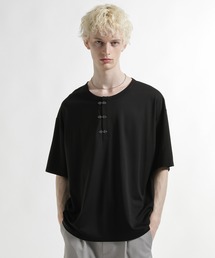 HARE | メタルボタンヘンリーネックカット(HARE)(Tシャツ/カットソー)
