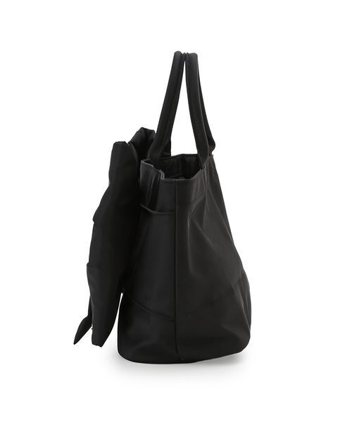 SNIDEL HOME(スナイデルホーム)の「デザインリボンバッグ(トートバッグ・レディース・グレイッシュベージュ/ブラック/ピンク/ミント・F)」の21枚目の写真