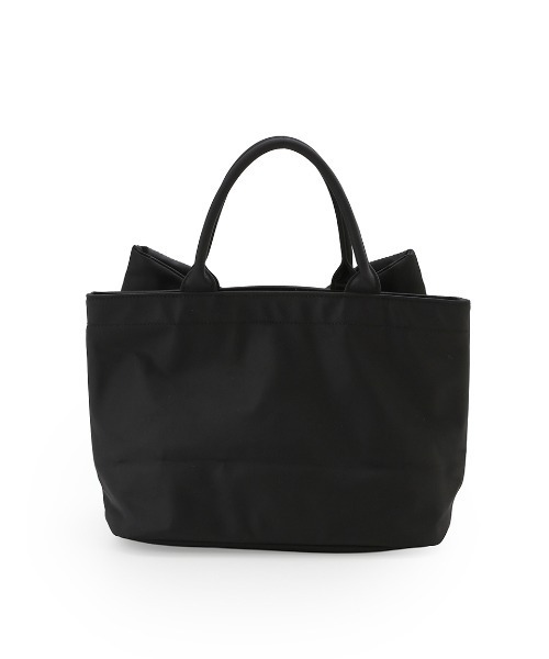 SNIDEL HOME(スナイデルホーム)の「デザインリボンバッグ(トートバッグ・レディース・グレイッシュベージュ/ブラック/ピンク/ミント・F)」の8枚目の写真