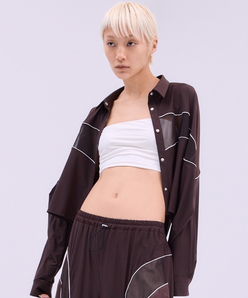 THINGS THAT MATTER(シングス ザット マター)の「BACK CROSS-STRAP BRA TOP / バック クロスストラップ ブラ トップ(キャミソール・レディース・ブラック/ブラウン/ホワイト・FREE)」の14枚目の写真