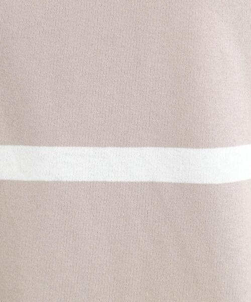 SHOO・LA・RUE(シューラルー)の「【ひんやり/S-LL】涼しげで爽やか 太ボーダー斜め切り替えTシャツ(Tシャツ/カットソー・レディース・ブラック系2/ブルー系その他4/ベージュ系2/スモーキーグリーン系3・04/03/02/01)」の15枚目の写真