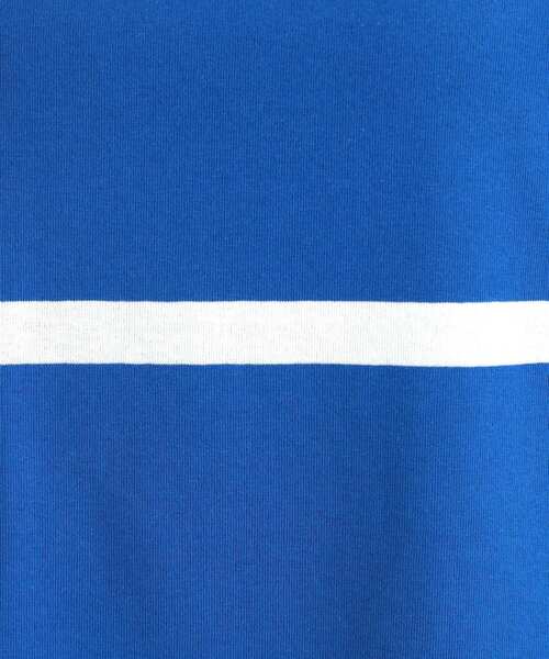 SHOO・LA・RUE(シューラルー)の「【ひんやり/S-LL】涼しげで爽やか 太ボーダー斜め切り替えTシャツ(Tシャツ/カットソー・レディース・ブラック系2/ブルー系その他4/ベージュ系2/スモーキーグリーン系3・04/03/02/01)」の11枚目の写真