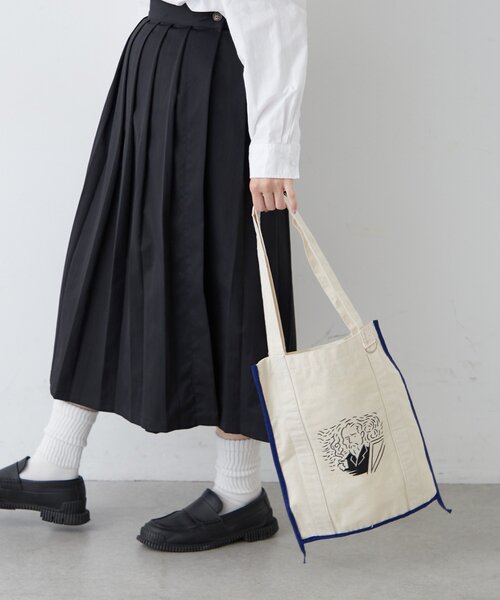 BIRTHDAY BAR(バースデイバー)の「【COFFEE BOY×BIRTHDAY BAR】カラーパイピングトートバッグ(トートバッグ・レディース・オレンジ/ブルー/ダークグリーン・0)」の17枚目の写真