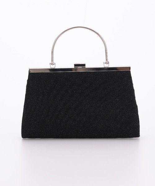 Cupid Heart(キューピッドハート)の「【Cupid Heart】結婚式用!メタルラメbag(クラッチバッグ・レディース・ブラック・MEDIUM)」の6枚目の写真