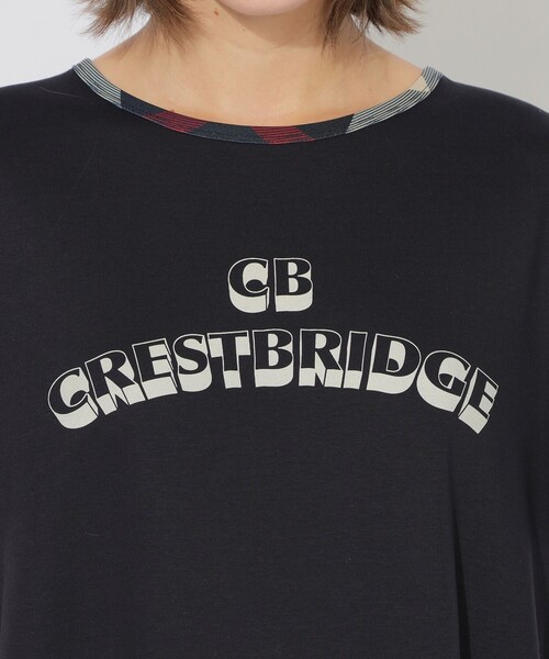 BLUE LABEL CRESTBRIDGE(ブルーレーベルクレストブリッジ)の「ロゴリンガーTワンピース(ワンピース・レディース・ネイビー/ブルー系その他2・S/M)」の5枚目の写真