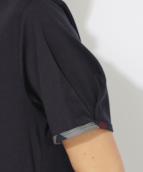 BLUE LABEL CRESTBRIDGE(ブルーレーベルクレストブリッジ)の「ロゴリンガーTワンピース(ワンピース・レディース・ネイビー/ブルー系その他2・S/M)」の4枚目の写真