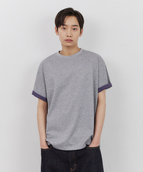 URBANSTOFF(アーバンストッフ)の「ダブルレイヤードTシャツ(メランジ)(Tシャツ/カットソー・レディース・その他・LARGE/MEDIUM/SMALL)」の1枚目の写真