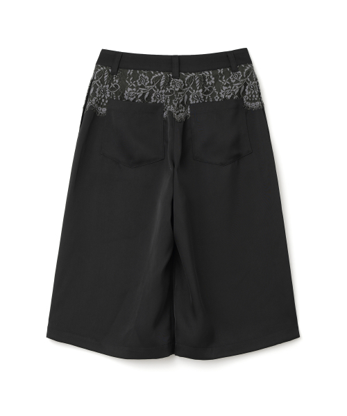 MILLO WOMEN（ミロウーマン）の「シルキー レース クロップトラウザー [ブラック]（その他パンツ・レディース・その他・MEDIUM/SMALL）」の5枚目の写真