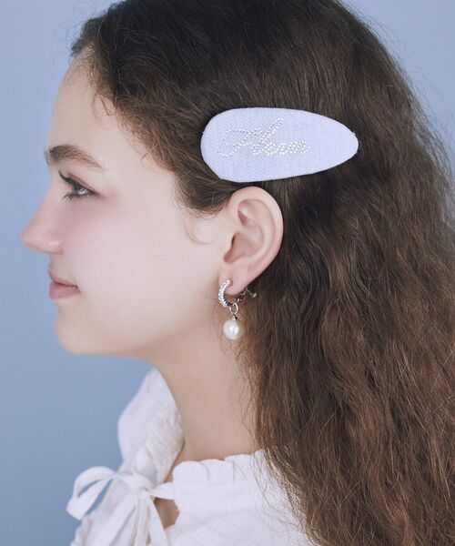 ブルーマニアデニムスリーピン（ヘアピン）｜Maison de FLEUR