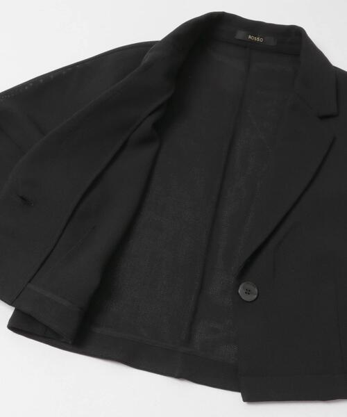 URBAN RESEARCH ROSSO WOMEN(アーバンリサーチ ロッソ)の「ウォッシャブルドライメッシュジャケット(その他アウター・レディース・オフホワイト/ブラック・FREE)」の20枚目の写真