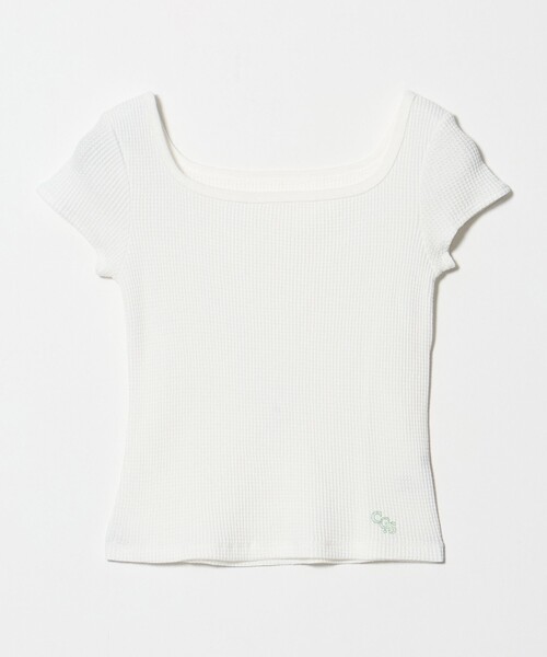 California General Store(California General Store)の「<CGS.>ワッフル スクエア ネック カットソー ウィメンズ(Tシャツ/カットソー・レディース・ホワイト/ブラック・FREE)」の16枚目の写真