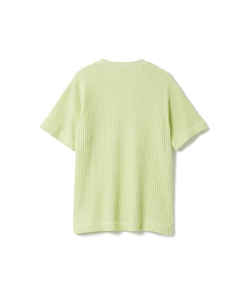 SEAGREEN(シーグリーン)の「SEAGREEN(シーグリーン) BIG WAFFLE T-SHIRT(Tシャツ/カットソー・メンズ・ブラウン/グリーン/ブルー/ブラック/クリーム・3/4/2)」の6枚目の写真