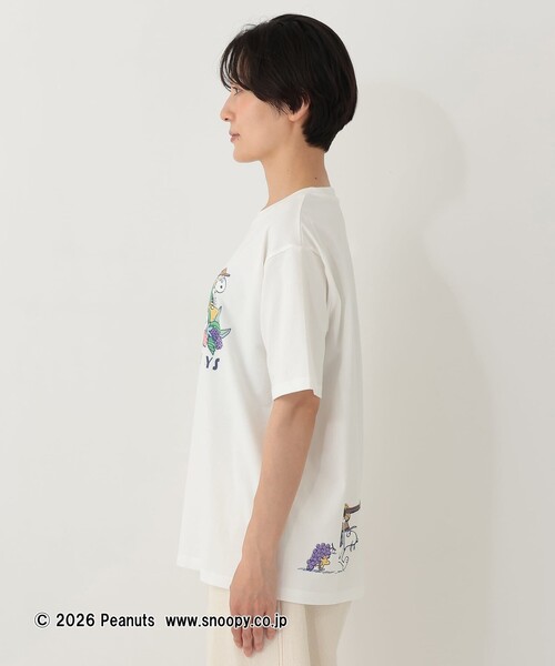 Afternoon Tea(アフタヌーンティー)の「プリントTシャツ/PEANUTS(Tシャツ/カットソー・レディース・オフホワイト・MEDIUM)」の3枚目の写真