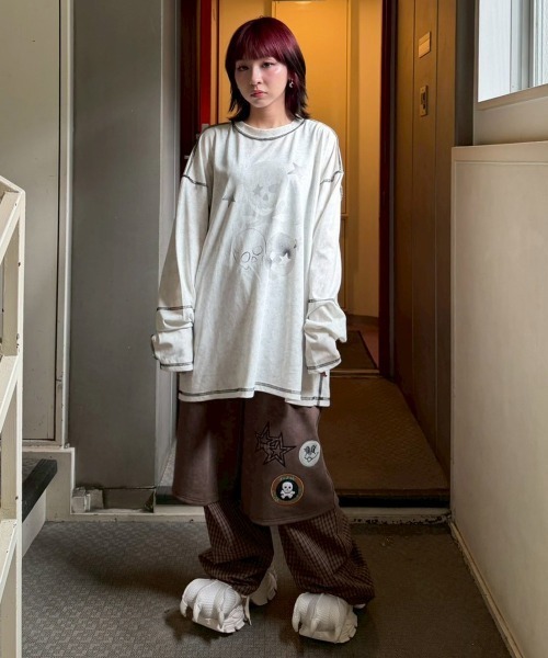 Candy Stripper(キャンディストリッパー)の「MONSTER CLAW スニーカー(スニーカー・レディース・アイボリー/ブラック・S/M/L)」の5枚目の写真