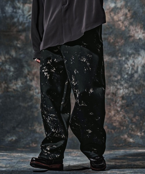 Jih Nunc(ジーヌンク)の「mp15257-総柄スプラッシュプリントワイドパンツ(JIH-R1214)(その他パンツ・メンズ・ブラウン/ブラック/ネイビー・L/M/S)」の17枚目の写真