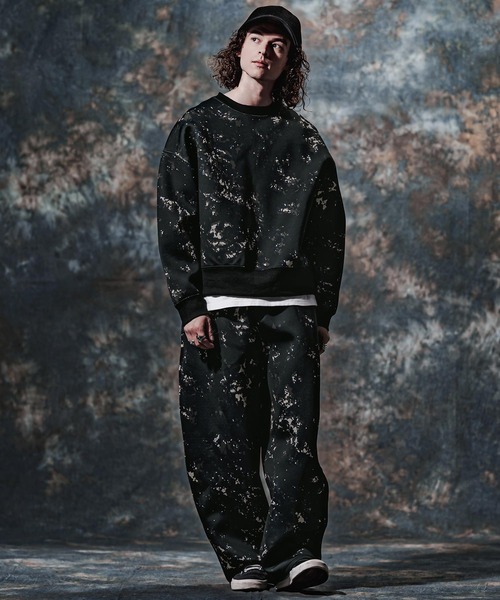 Jih Nunc(ジーヌンク)の「mp15257-総柄スプラッシュプリントワイドパンツ(JIH-R1214)(その他パンツ・メンズ・ブラウン/ブラック/ネイビー・L/M/S)」の20枚目の写真