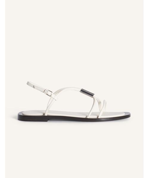 Maison Kitsune(メゾンキツネ)の「LEATHER SANDAL(サンダル・レディース・ベージュ・39/38/37)」の1枚目の写真