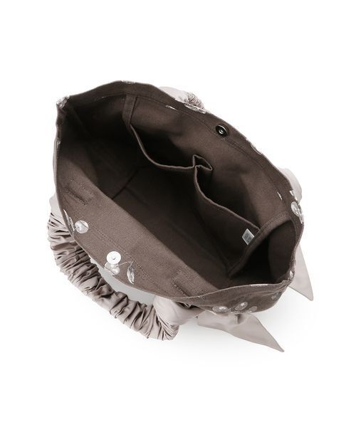 SNIDEL HOME(スナイデルホーム)の「オーガニックキャンバストート -SMALL-(CHERRY)(トートバッグ・レディース・グレイッシュベージュ/オフホワイト・F)」の11枚目の写真