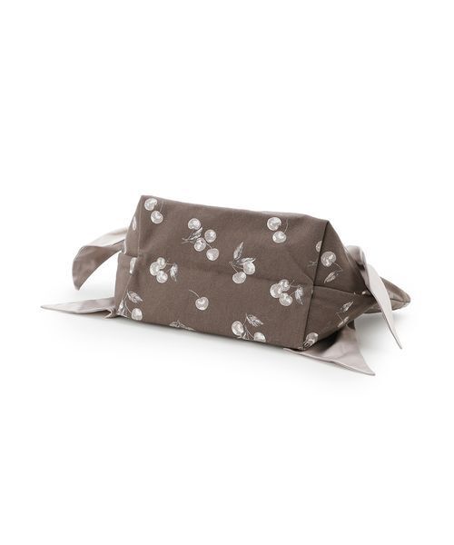 SNIDEL HOME(スナイデルホーム)の「オーガニックキャンバストート -SMALL-(CHERRY)(トートバッグ・レディース・グレイッシュベージュ/オフホワイト・F)」の12枚目の写真
