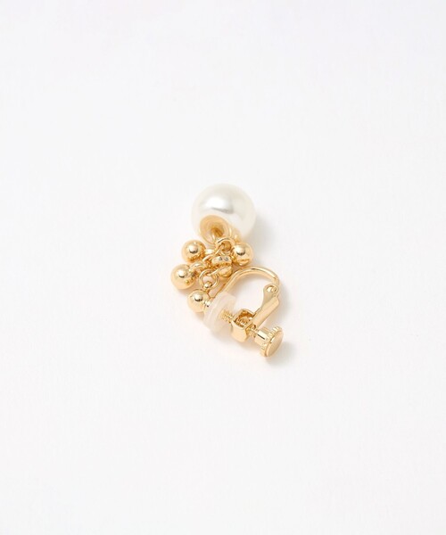 green label relaxing(グリーンレーベルリラクシング)の「ツブツブボール イヤリング(イヤリング・レディース・ゴールド/シルバー・FREE)」の5枚目の写真