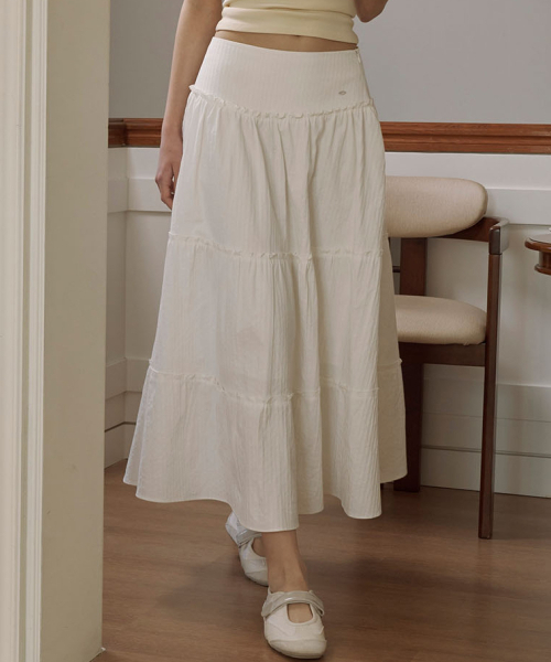 LOTSYOU(ロッツユー)の「lotsyou_Ella Skirt White(シャツ/ブラウス・レディース・その他・SMALL/MEDIUM)」の1枚目の写真