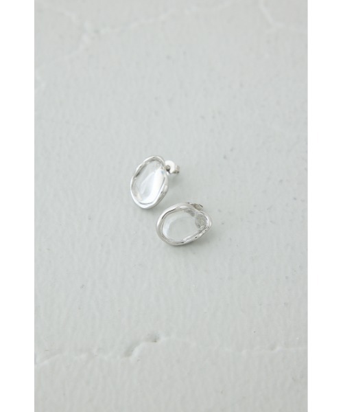 AZUL by moussy(アズールバイマウジー)の「ストーンピアス(ピアス(両耳用)・レディース・ブラック/クリア・FREE)」の10枚目の写真