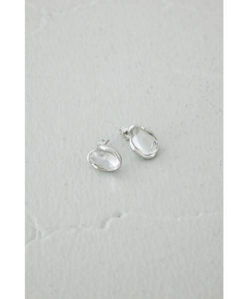 AZUL by moussy(アズールバイマウジー)の「ストーンピアス(ピアス(両耳用)・レディース・ブラック/クリア・FREE)」の11枚目の写真