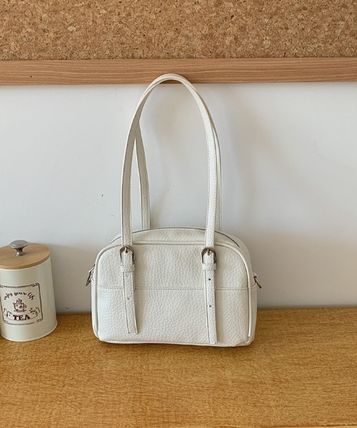 mebole(メボレ)の「square boston bag(ショルダーバッグ・レディース・ブラック/ホワイト/ブルー・FREE)」の16枚目の写真