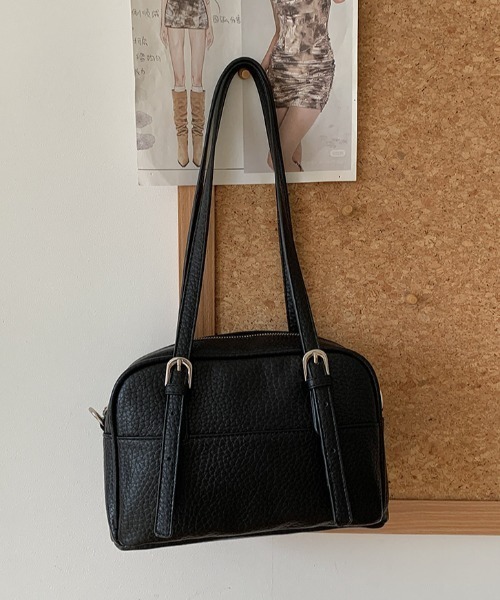 mebole(メボレ)の「square boston bag(ショルダーバッグ・レディース・ブラック/ホワイト/ブルー・FREE)」の22枚目の写真