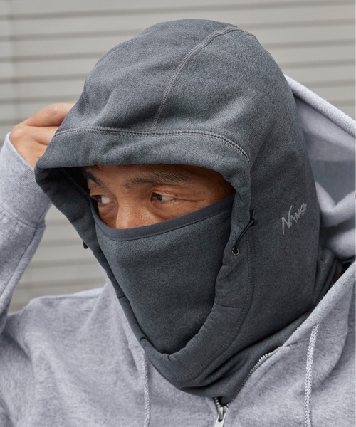 NANGA(ナンガ)の「NANGA/ナンガ POLARTEC POWER STRETCH BALACLAVA ポーラーテックパワーストレッチバラクラバ ネックウォーマー フード 防寒 メンズ レディース 2026年 秋 秋服 冬 冬服(ニットキャップ/ビーニー・メンズ・ブラック/グレー・FREE)」の2枚目の写真