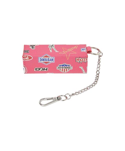 HYSTERIC GLAMOUR(ヒステリックグラマー)の「ROCK CITY柄 リップケース(ポーチ・レディース・グリーン/ピンク/ブラック・FREE)」の4枚目の写真