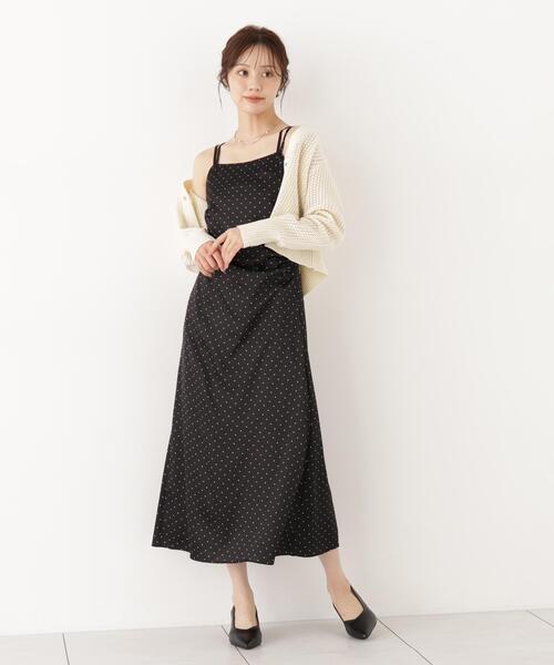 PROPORTION BODY DRESSING(プロポーションボディドレッシング)の「タックキャミワンピース / 1216240902(ワンピース・レディース・ピンク/ブラック・MEDIUM/P/S)」の17枚目の写真