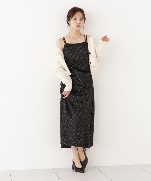 PROPORTION BODY DRESSING(プロポーションボディドレッシング)の「タックキャミワンピース / 1216240902(ワンピース・レディース・ピンク/ブラック・MEDIUM/P/S)」の18枚目の写真