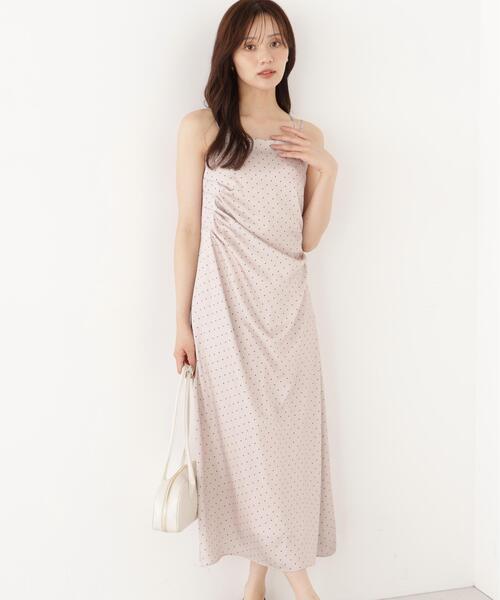 PROPORTION BODY DRESSING(プロポーションボディドレッシング)の「タックキャミワンピース / 1216240902(ワンピース・レディース・ピンク/ブラック・MEDIUM/P/S)」の5枚目の写真