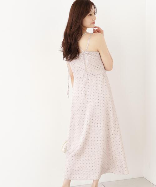 PROPORTION BODY DRESSING(プロポーションボディドレッシング)の「タックキャミワンピース / 1216240902(ワンピース・レディース・ピンク/ブラック・MEDIUM/P/S)」の8枚目の写真