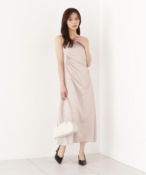 PROPORTION BODY DRESSING(プロポーションボディドレッシング)の「タックキャミワンピース / 1216240902(ワンピース・レディース・ピンク/ブラック・MEDIUM/P/S)」の10枚目の写真