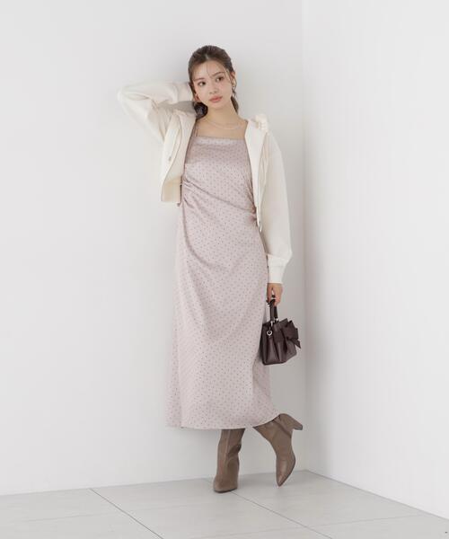 PROPORTION BODY DRESSING(プロポーションボディドレッシング)の「タックキャミワンピース / 1216240902(ワンピース・レディース・ピンク/ブラック・MEDIUM/P/S)」の13枚目の写真