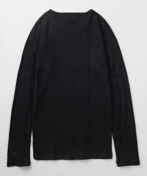MILLER(ミラー)の「【92】【Miller/ミラー】パネルリブ クルーネック ロングスリーブ Tシャツ/クルーネック/インナー/針抜きリブ/リブニット/レディース(Tシャツ/カットソー・レディース・グレー/ホワイト/ブラック/ピンク/ブルー/ブラック系・FREE)」の10枚目の写真
