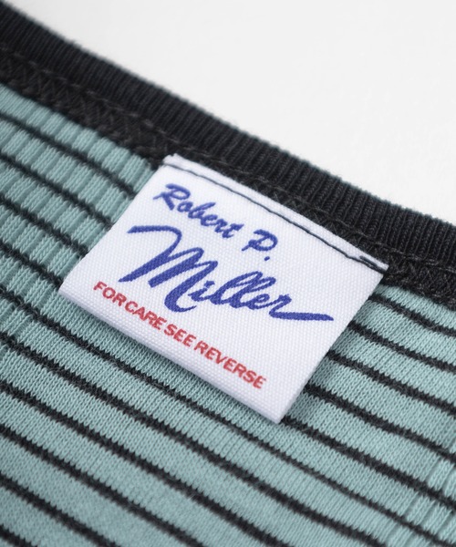 MILLER(ミラー)の「【92】【Miller/ミラー】パネルリブ クルーネック ロングスリーブ Tシャツ/クルーネック/インナー/針抜きリブ/リブニット/レディース(Tシャツ/カットソー・レディース・グレー/ホワイト/ブラック/ピンク/ブルー/ブラック系・FREE)」の20枚目の写真