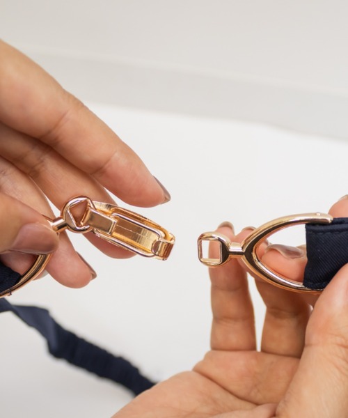 CLETTE(クレット)の「ビットベルトドッキングワンピース(ワンピース・レディース・ネイビー/ブラウン・LL/4L/3L)」の10枚目の写真