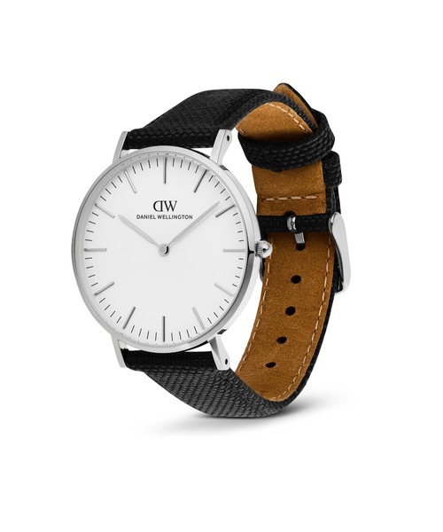 Daniel Wellington(ダニエルウェリントン)の「Classic Canvas 36mm メンズ腕時計 ローズゴールド/シルバー(アナログ腕時計・メンズ・ピンクゴールド/シルバー・36mm)」の3枚目の写真
