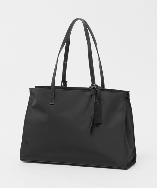 UNITED ARROWS(ユナイテッドアローズ)の「ナイロン スクエア トートバッグ(トートバッグ・レディース・ブラック/ダークブラウン・FREE)」の6枚目の写真