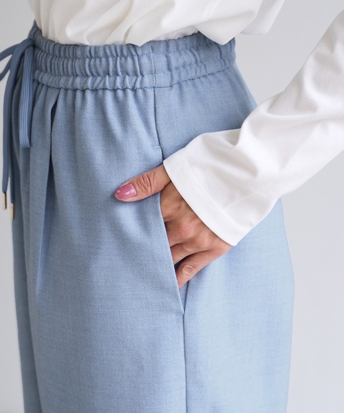 ROPE' PICNIC(ロペピクニック)の「タックワイドプレイフルカラーパンツ(その他パンツ・レディース・ダークブラウン/ピンク/ブルー系その他4/ベージュ系その他/キナリ/ブラック・M/S/L)」の8枚目の写真