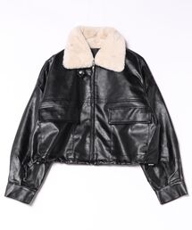 ティペット付ショートブルゾン