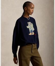 パッチワーク Polo ベア フリース クルーネック