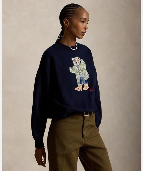 スウェット ネイビー ラルフローレン フリース Polo Ralph Lauren