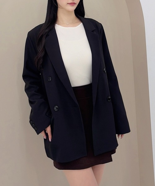 SOELA(ソエラ)の「【SOELA】バックリボンテーラードジャケット/WEB限定(テーラードジャケット・レディース・ブラック/グレー/ブラウン・M)」の10枚目の写真