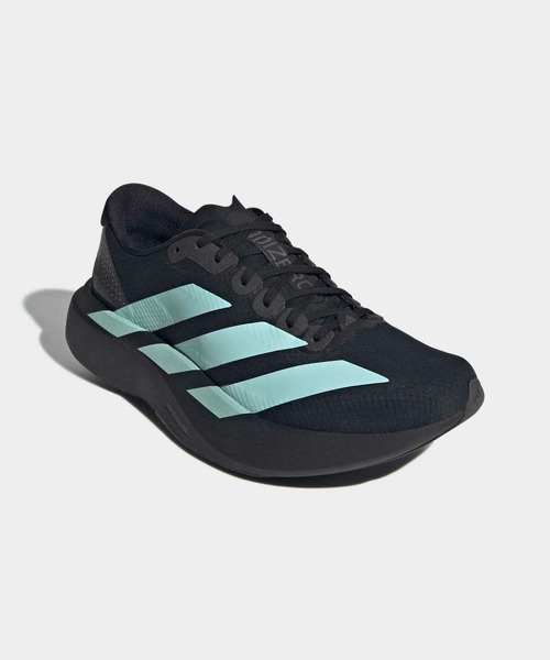 adidas(アディダス)の「Adizero EVO SL WOVEN W / アディゼロEVO SLランニング / Adizero EVO SL RUNNING / ランニングシューズ / アディダス adidas(スニーカー・レディース・ブラック×グリーン・22.0cm/25.5cm/25.0cm/22.5cm/26.0cm)」の4枚目の写真