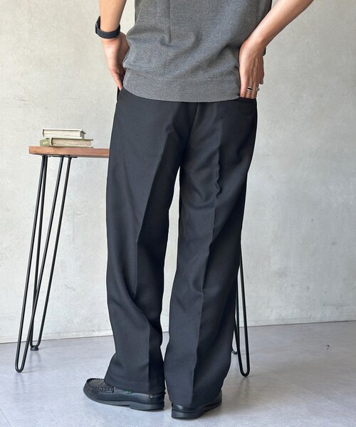 CPCM(シーピーシーエム)の「センタークリース加工スラックス(スラックス・メンズ・チャコールグレー/ブラウン/ブラック・MEDIUM/LARGE/SMALL)」の12枚目の写真